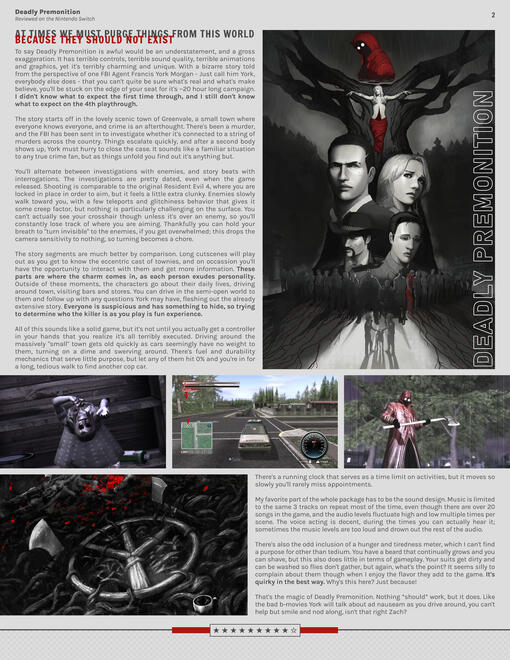 Deadly Premonition: Origins magazine review